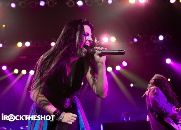I couldn't wait to shoot Evanescence and check out the new lineup live